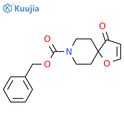 benzyl 4-oxo-1-oxa-8-azaspiro4.5dec-2-ene-8-carboxylate structure