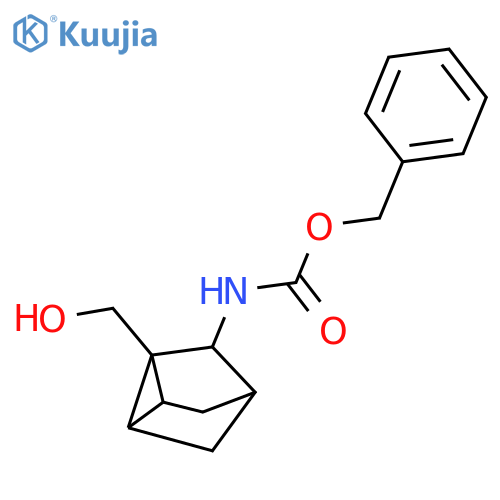 benzyl N-[2-(hydroxymethyl)tricyclo[2.2.1.0,2,6]heptan-3-yl]carbamate structure