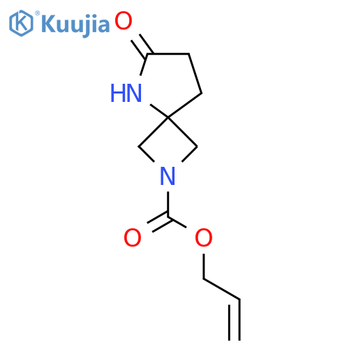 prop-2-en-1-yl 6-oxo-2,5-diazaspiro3.4octane-2-carboxylate structure