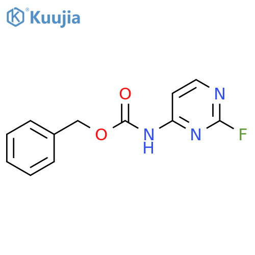 benzyl N-(2-fluoropyrimidin-4-yl)carbamate structure