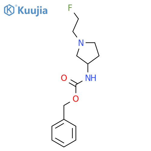benzyl N-1-(2-fluoroethyl)pyrrolidin-3-ylcarbamate structure