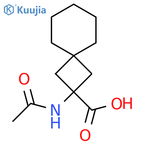 2-acetamidospiro3.5nonane-2-carboxylic acid structure