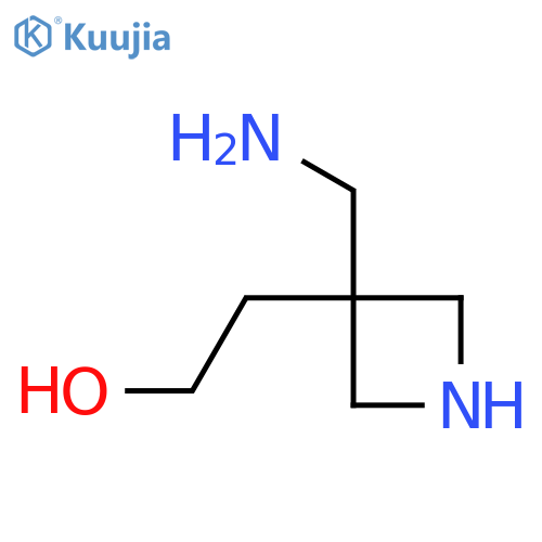 2-3-(aminomethyl)azetidin-3-ylethan-1-ol structure