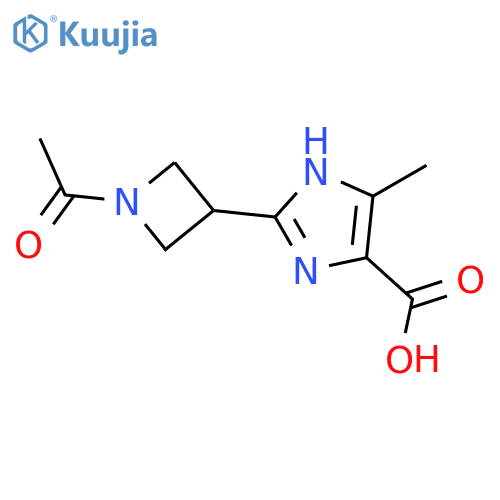 2-(1-acetylazetidin-3-yl)-4-methyl-1H-imidazole-5-carboxylic acid structure