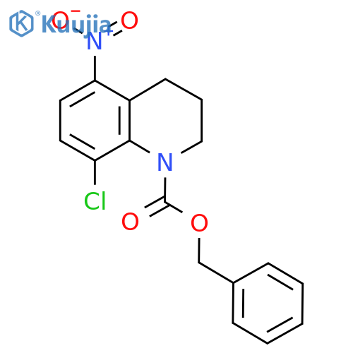 Benzyl 8-chloro-5-nitro-1,2,3,4-tetrahydroquinoline-1-carboxylate structure