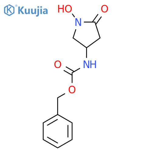 benzyl N-(1-hydroxy-5-oxopyrrolidin-3-yl)carbamate structure