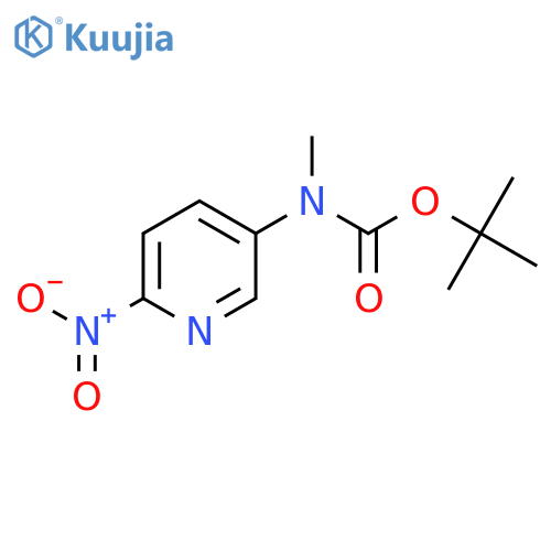 tert-butyl N-methyl-N-(6-nitropyridin-3-yl)carbamate structure