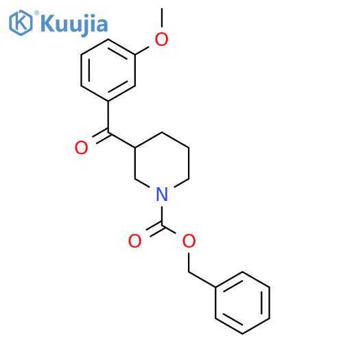 Benzyl 3-(3-methoxybenzoyl)piperidine-1-carboxylate structure