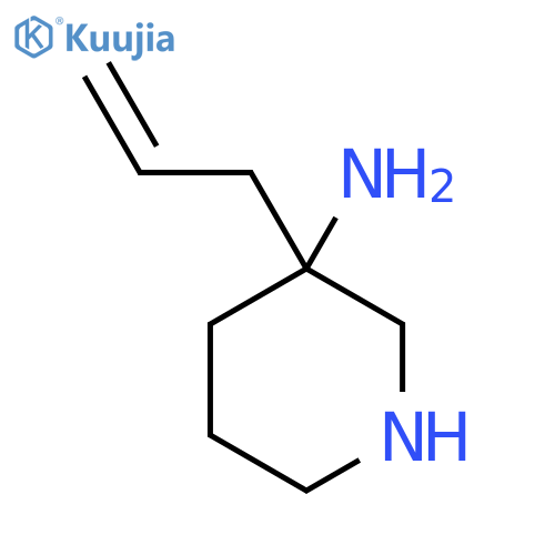 3-(Prop-2-en-1-yl)piperidin-3-amine structure