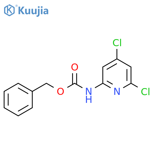 benzyl N-(4,6-dichloropyridin-2-yl)carbamate structure