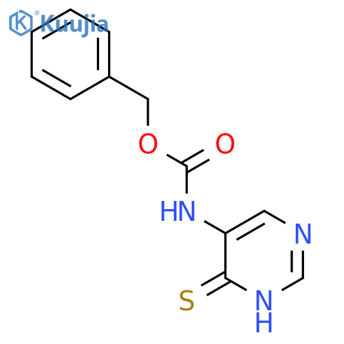 benzyl N-(4-sulfanylpyrimidin-5-yl)carbamate structure