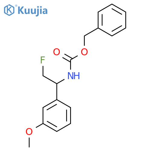 benzyl N-2-fluoro-1-(3-methoxyphenyl)ethylcarbamate structure