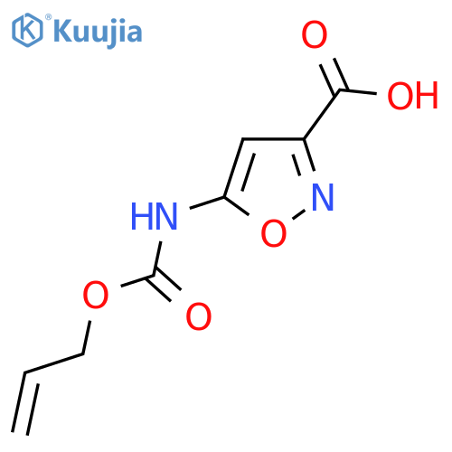 5-{(prop-2-en-1-yloxy)carbonylamino}-1,2-oxazole-3-carboxylic acid structure