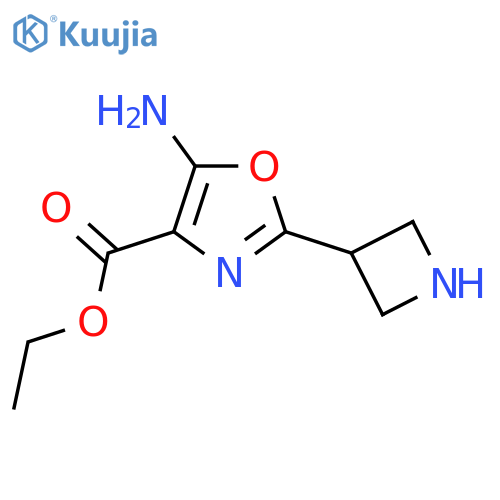 Ethyl 5-amino-2-(azetidin-3-yl)-1,3-oxazole-4-carboxylate structure