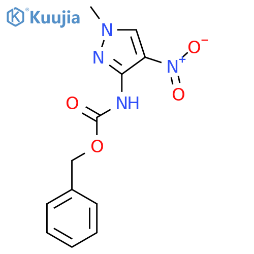 benzyl N-(1-methyl-4-nitro-1H-pyrazol-3-yl)carbamate structure