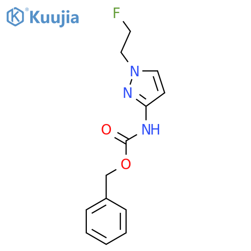 benzyl N-1-(2-fluoroethyl)-1H-pyrazol-3-ylcarbamate structure