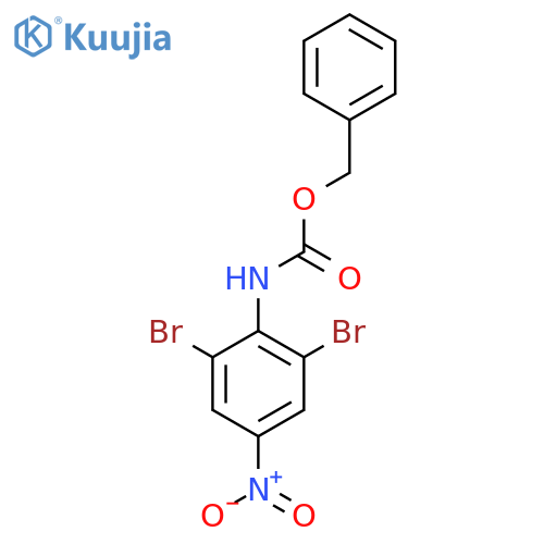 benzyl N-(2,6-dibromo-4-nitrophenyl)carbamate structure