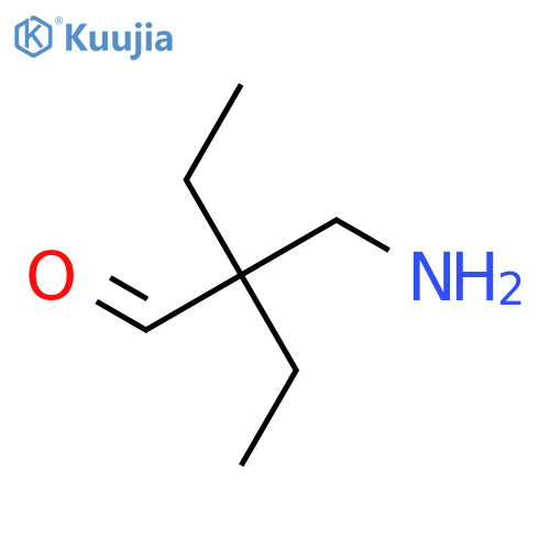 2-(Aminomethyl)-2-ethylbutanal structure