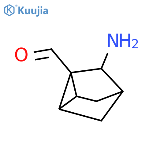 7-aminotricyclo2.2.1.0,2,6heptane-1-carbaldehyde structure