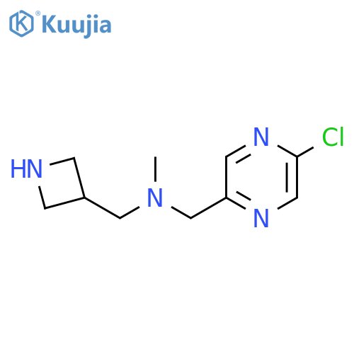 [(Azetidin-3-yl)methyl][(5-chloropyrazin-2-yl)methyl]methylamine structure