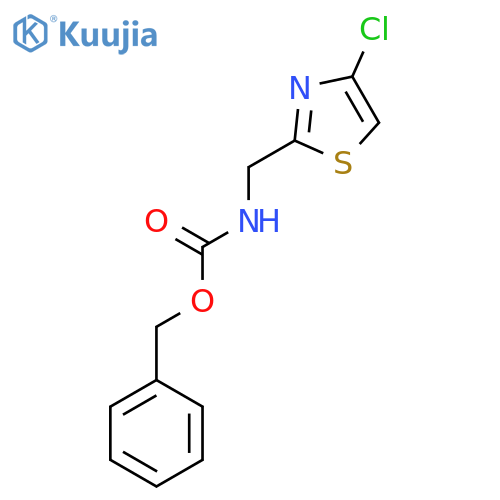benzyl N-(4-chloro-1,3-thiazol-2-yl)methylcarbamate structure