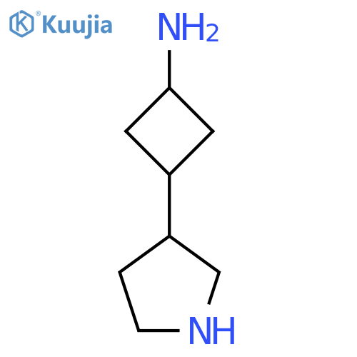 3-(Pyrrolidin-3-yl)cyclobutan-1-amine structure