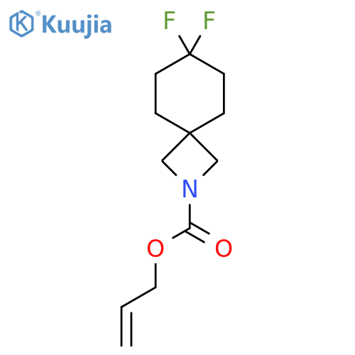 prop-2-en-1-yl 7,7-difluoro-2-azaspiro3.5nonane-2-carboxylate structure