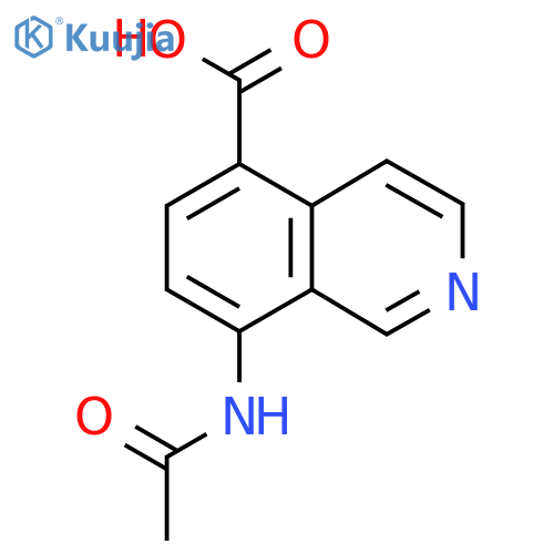 8-Acetamidoisoquinoline-5-carboxylic acid structure