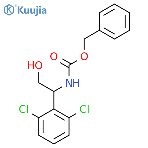 benzyl N-1-(2,6-dichlorophenyl)-2-hydroxyethylcarbamate structure