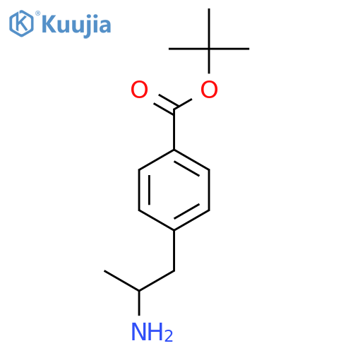 Tert-butyl 4-(2-aminopropyl)benzoate structure
