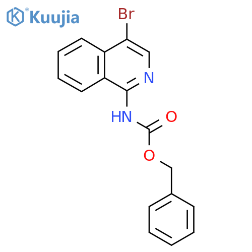 benzyl N-(4-bromoisoquinolin-1-yl)carbamate structure