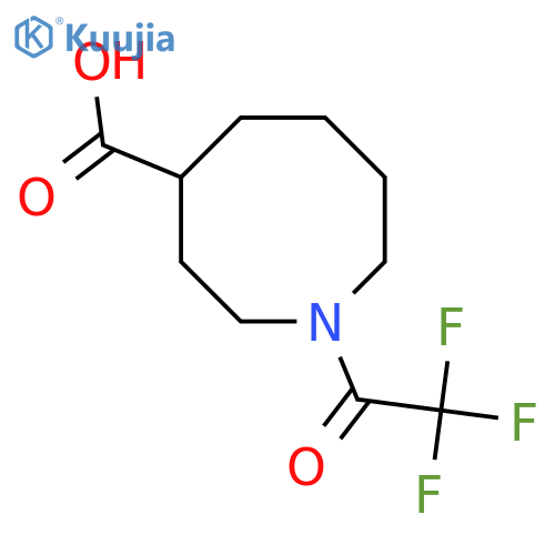 1-(2,2,2-Trifluoroacetyl)azocane-4-carboxylic acid structure