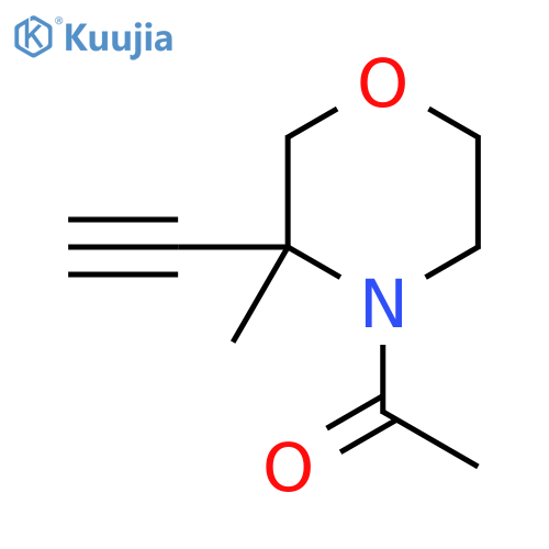 1-(3-Ethynyl-3-methylmorpholin-4-yl)ethan-1-one structure
