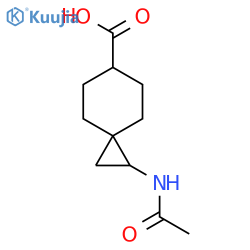 1-acetamidospiro2.5octane-6-carboxylic acid structure