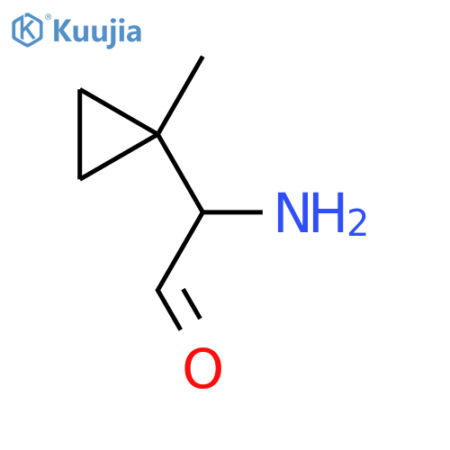 2-Amino-2-(1-methylcyclopropyl)acetaldehyde structure