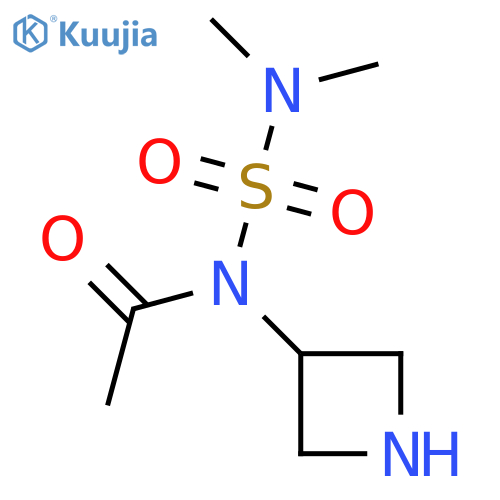 N-(azetidin-3-yl)-N-(dimethylsulfamoyl)acetamide structure