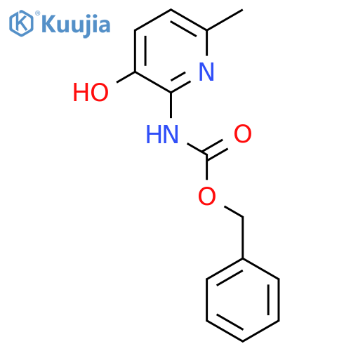 benzyl N-(3-hydroxy-6-methylpyridin-2-yl)carbamate structure