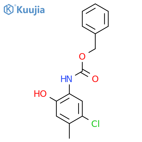 benzyl N-(5-chloro-2-hydroxy-4-methylphenyl)carbamate structure