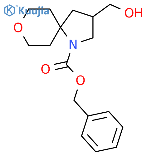 benzyl 3-(hydroxymethyl)-8-oxa-1-azaspiro4.5decane-1-carboxylate structure