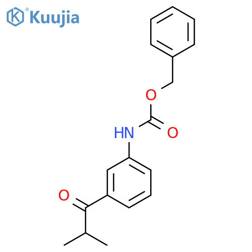 benzyl N-3-(2-methylpropanoyl)phenylcarbamate structure