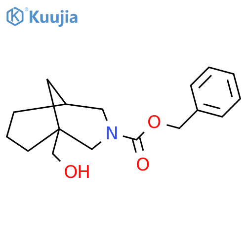 benzyl 1-(hydroxymethyl)-3-azabicyclo3.3.1nonane-3-carboxylate structure