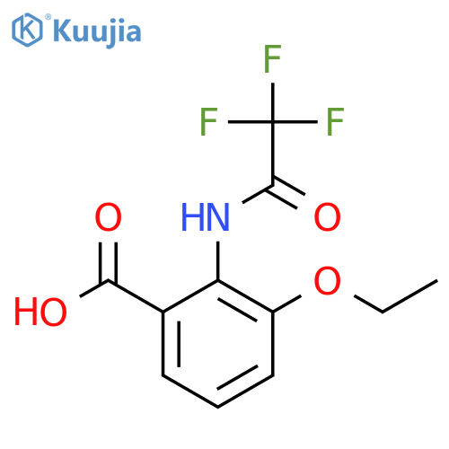 3-Ethoxy-2-(2,2,2-trifluoroacetamido)benzoic acid structure