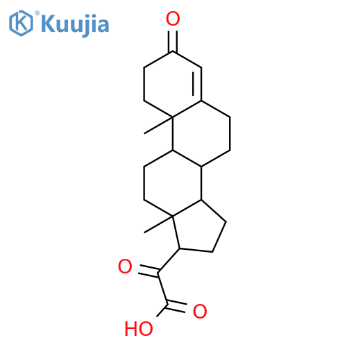 Pregn-4-en-21-oic acid,3,20-dioxo- (7CI,8CI,9CI) structure