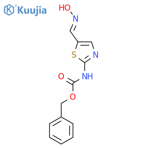 benzyl N-{5-[(hydroxyimino)methyl]-1,3-thiazol-2-yl}carbamate structure
