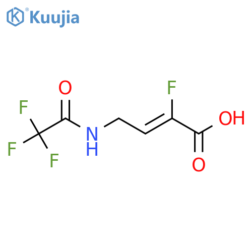 2-Fluoro-4-(2,2,2-trifluoroacetamido)but-2-enoic acid structure