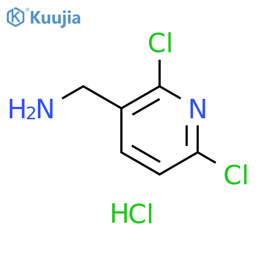 (2,6-Dichloropyridin-3-yl)methanamine hydrochloride structure