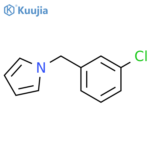 1H-Pyrrole, 1-[(3-chlorophenyl)methyl]- structure