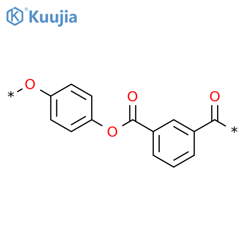 Poly(oxy-1,4-phenyleneoxycarbonyl-1,3-phenylenecarbonyl) structure