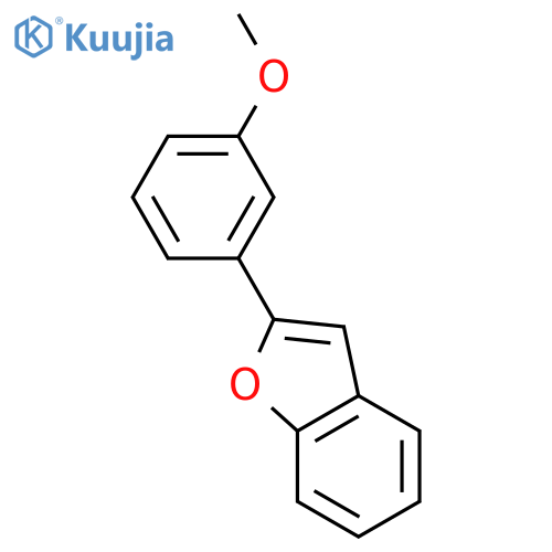 Benzofuran, 2-(3-methoxyphenyl)- structure