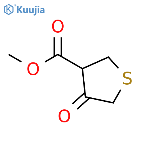 methyl 4-oxothiolane-3-carboxylate structure